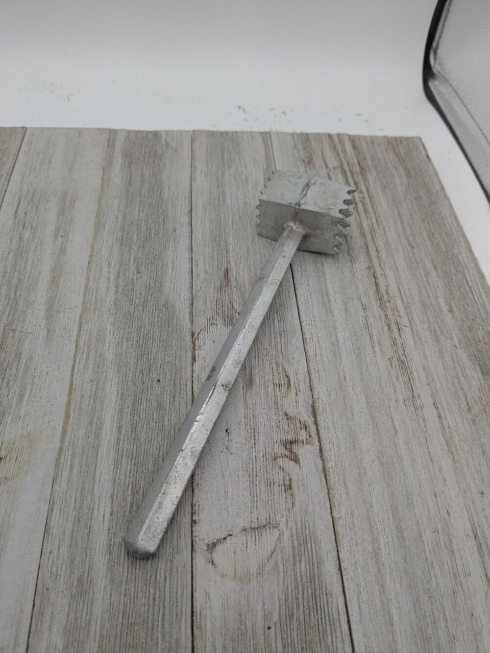 Aluminum Meat Tenderizer #7 Double Head Vintage 8" Taiwan